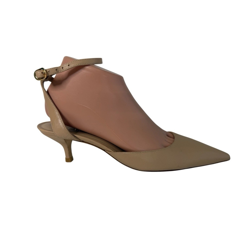 Stuart Weitzman Tan Barely There 50 Pump Pointed  Women's No Size Fits 7